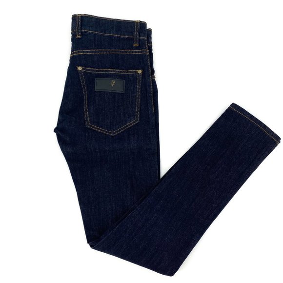 RARE APRIL 77 RECORDS Raw Denim Skinny Jeans - Picture 6 of 16